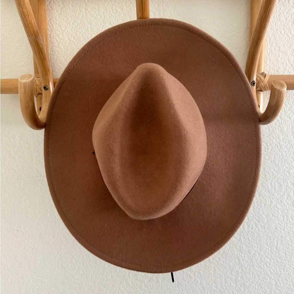 Artisan NY wool felt hat brown one size adjustable